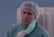 A Scene from the movie, Harold and Kumar Go To White Castle, in which a Nurse, played by Ryan Reynolds, asks "But Why?"