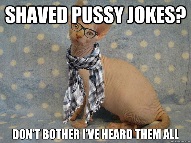 shaved pussy lol