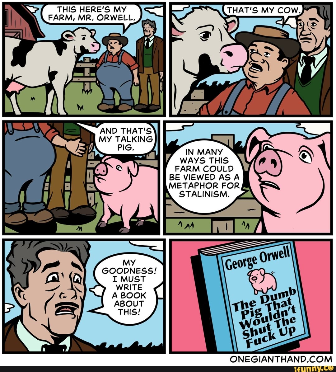 The dumb pig who wouldn't shut up