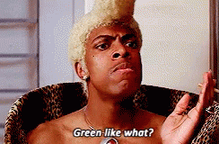Ruby Rhod asks green like what