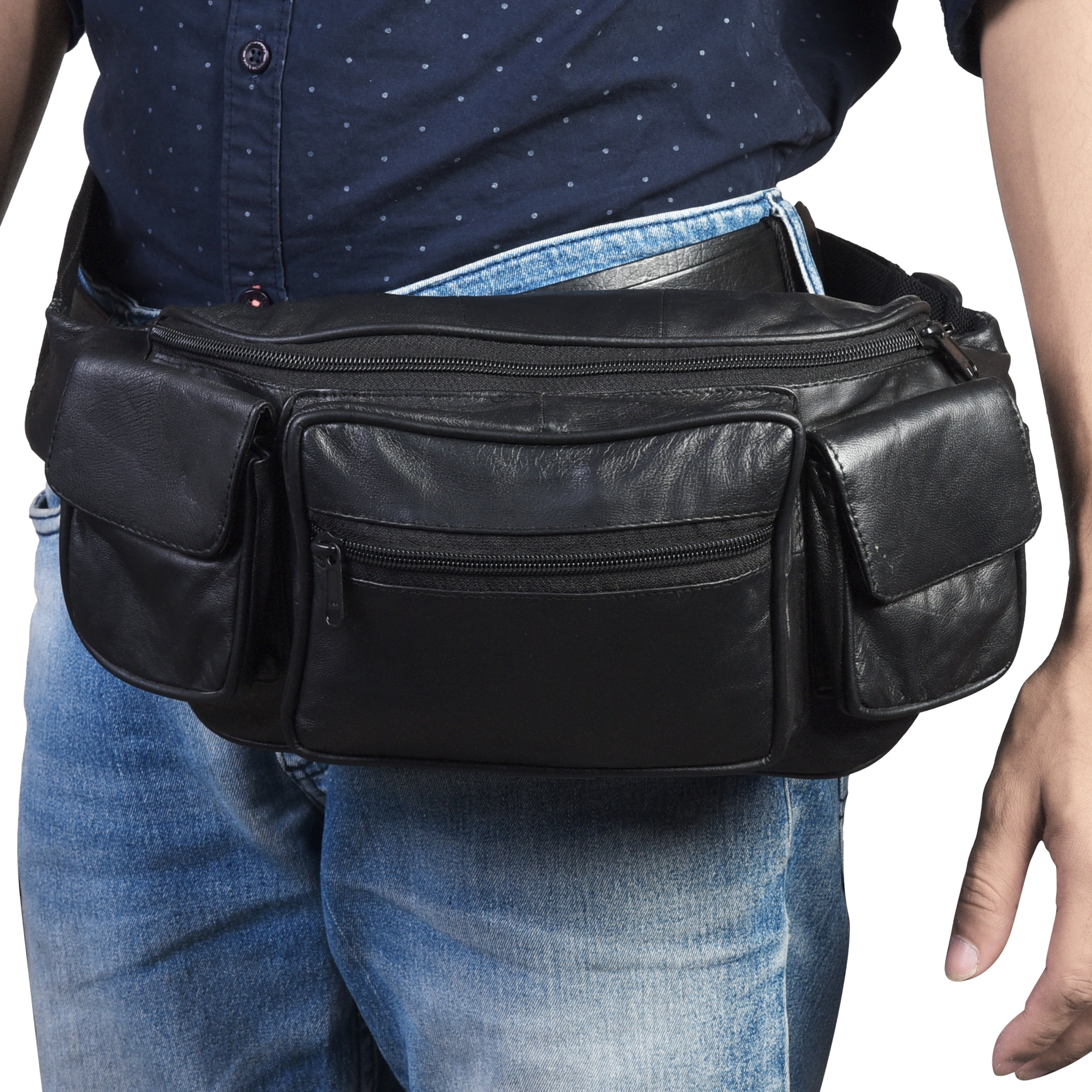 Photo from some store listing of a ridiculously huge fanny pack being worn.