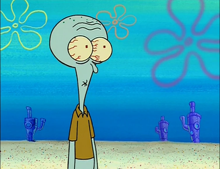 shocked squidward