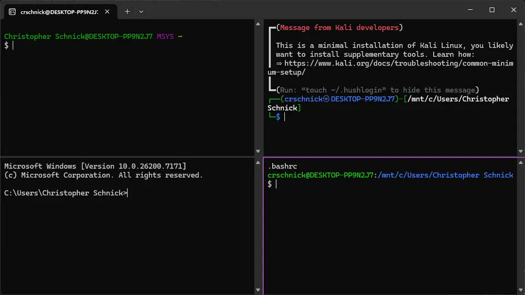 Split Terminal